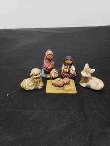 lot 2699 image: authentic peruvian nativity