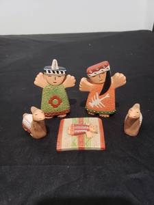 lot 2700 image: authentic peruvian nativity