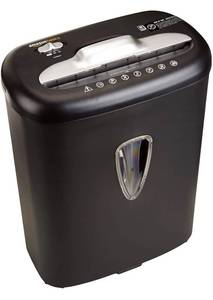 lot 39990 image: Amazon Basics 8-Sheet Cross Cut Paper Shredder and Credit Card Shredder with 4.1 Gallon Bin