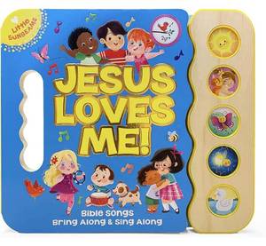 lot 40027 image: Jesus Loves Me 5-Button Songbook - Perfect Gift for Easter Baskets, Christmas, Birthdays, Baptisms, and More, Ages 2-7 (Little Sunbeams)