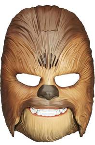 lot 40030 image: Star Wars Movie Roaring Chewbacca Wookiee Sounds Mask, Funny GRAAAAWR Noises, Sound Effects, Ages 5 And Up, Brown