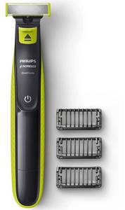 lot 40031 image: Philips Norelco OneBlade Hybrid Electric Trimmer and Shaver, Frustration Free Packaging, QP252090