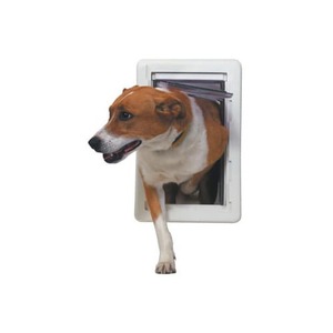lot 56538 image: Perfect Pet All Weather Pet Door Medium - (7.25W x 13H)