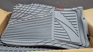 lot 56584 image: Motor Trend Trim-To-Fit Gray Car Mats, 5 Piece