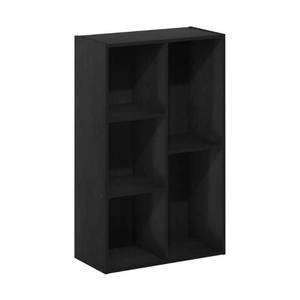 lot 56587 image: Furinno Luder 5-Cube No Tool Assembly Open Shelf Blackwood