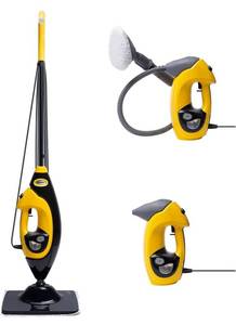 lot 56653 image: OApier S15 Steam Cleaner, All-in-1 Multi-Purpose Steam Mop with Handheld Unit, 30Ft Ultra-Long Cord, Floor Steamer for Cleaning Hardwood FloorTileGroutLaminateKitchen