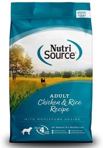 lot 56663 image: Tuffys Nutrisource Chicken and Rice Formula Breed Dry Adult Food 30 lb Bag
