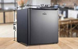 lot 61556 image: Walsh WSR17S5 Compact Refrigerator, 1.7 Cu.Ft Single Door Fridge, Powers On