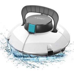 lot 61560 image: AIPER Cordless Automatic Pool Cleaner, Strong Suction with Dual Motors, Lightweight, Auto-Dock Robotic Pool Cleaner, Ideal for Above Ground Flat Pool up to 538 Sq.Ft