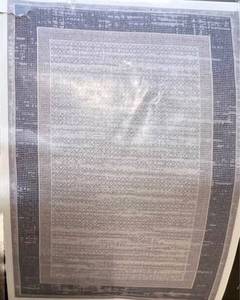 lot 61586 image: Ottomanson Printed Cotton Woven Rugs 24x60 Grey, Set of 2
