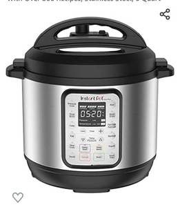 lot 68655 image: Instant Pot Duo Plus 9-in-1 Electric Pressure Cooker, Slow Cooker, Rice Cooker, Steamer, Saut�, Yogurt Maker, Warmer & Sterilizer, Includes App With Over 800 Recipes, Stainless Steel, 6 Quart