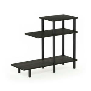 lot 68662 image: Furinno Turn-N-Tube 3-Tier Sofa Side Table EspressoBlack
