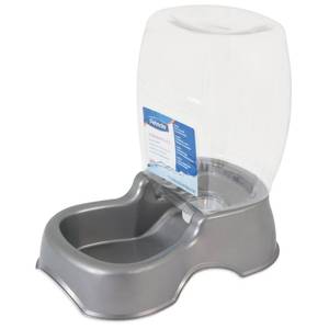 lot 68674 image: Petmate Pet Caf� Waterer 3 gallon Silver