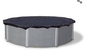 lot 68691 image: Blue Wave Bronze 8-Year 24-ft Round Above Ground Pool Winter Cover
