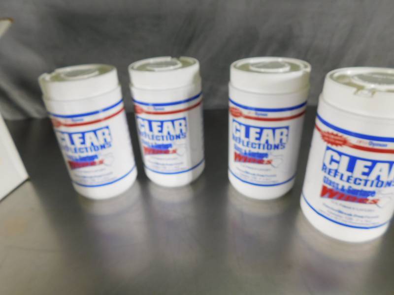 lot 3597 image: Lot of Dymon Clear Reflections Glass and Surface Wipes