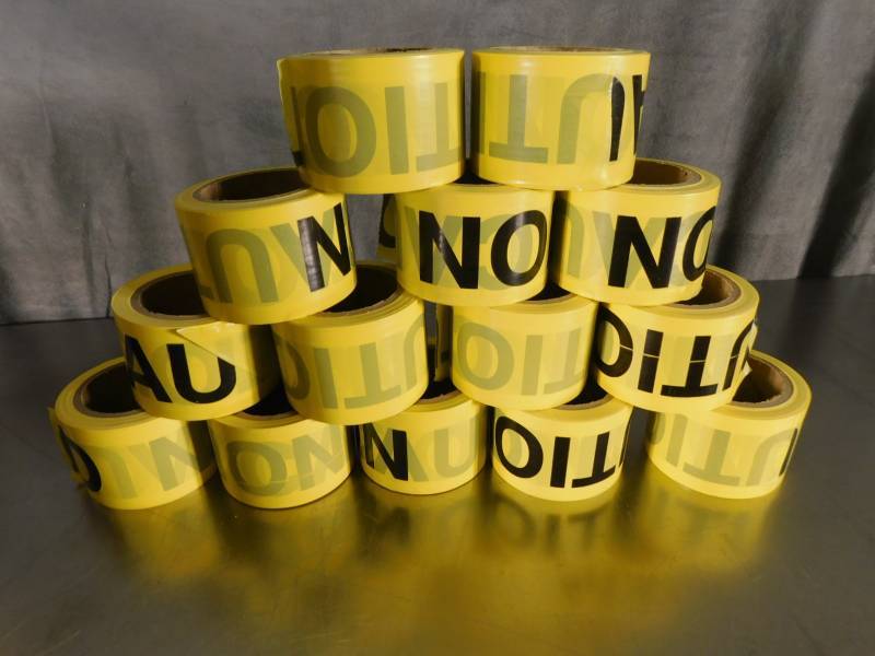 lot 3702 image: Lot of Caution Tape
