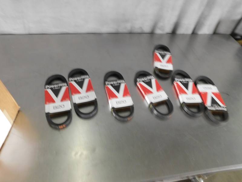lot 3707 image: Lot of Powerflite V Belts