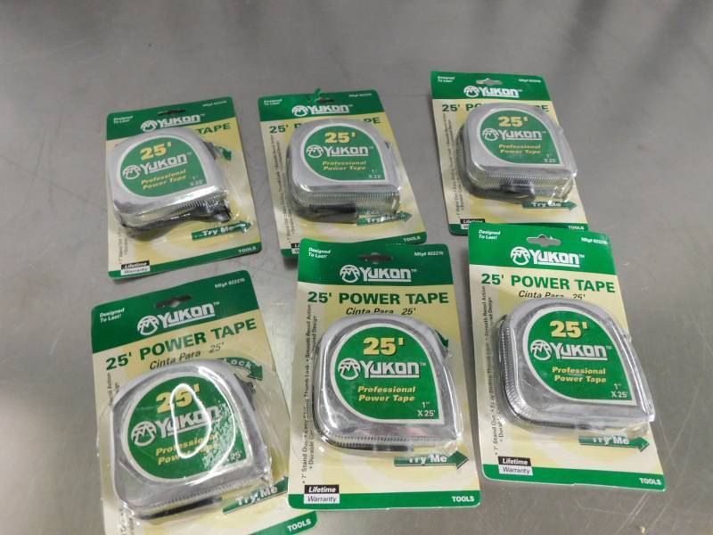 lot 3725 image: Lot of Yukon 25 Power Tapes