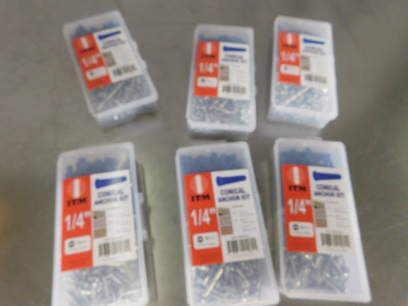lot 3733 image: Lot of ITM Anchor Kits