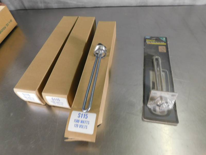 lot 3762 image: Lot of Water Tank Heating Elements
