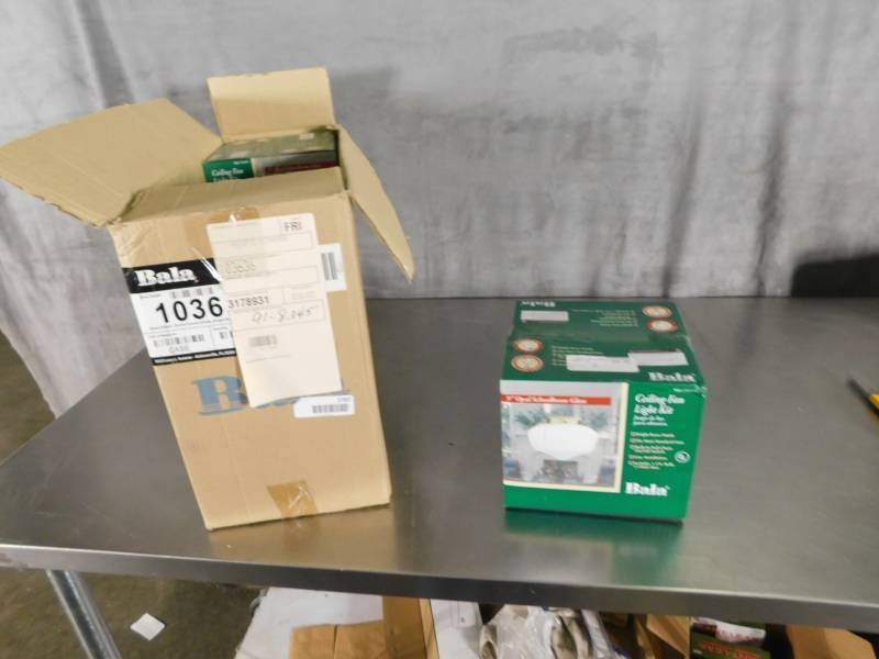 lot 3787 image: Lot of Bala Ceiling Fan Light Kits
