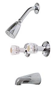 lot 3487 image: Premier 2012032 Concord Two-Handle Tub & Shower Faucet, Chrome