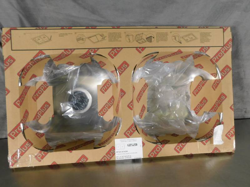 lot 3531 image: Proplus Stainless Steel Double Kitchen Sink