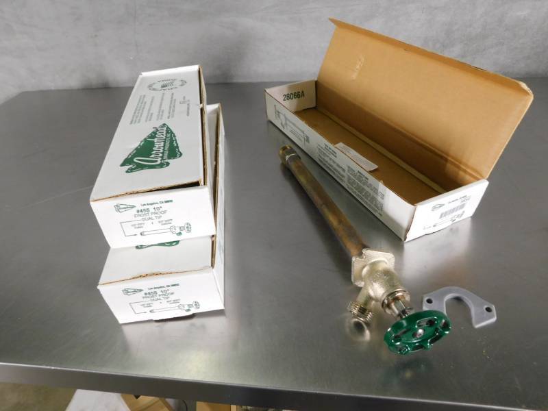 lot 3854 image: Lot of 3 Arrowhead Frost Proof Valves