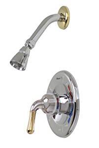 lot 3902 image: Premier 120185 Sanibel Single-Handle Shower Faucet, ChromePolished Brass