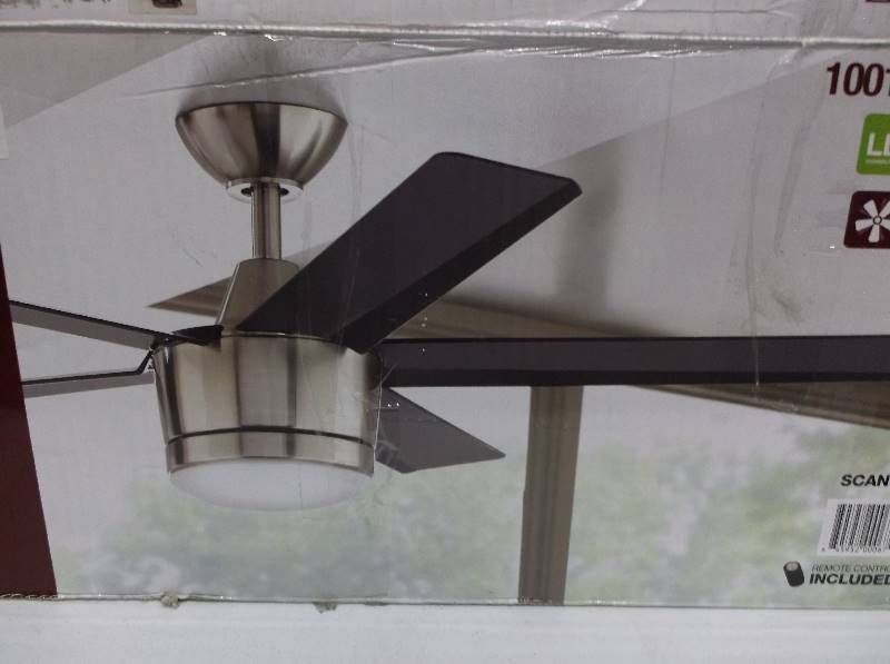 lot 8011 image: Home Decorators LED 52 in Ceiling Fan - Merwry