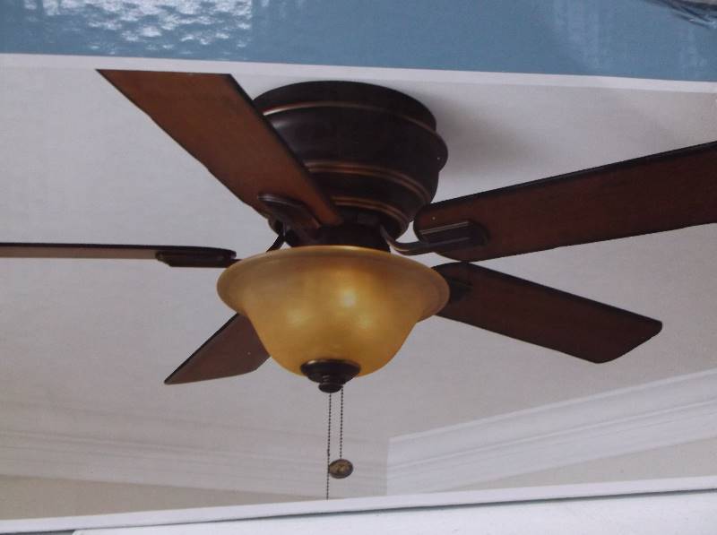 Hampton Bay 44 Inch Small Room Ceiling Fan Hawkins Lighting