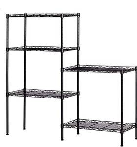 lot 42556 image: 5 Tier Adjustable Storage Rack, Metal Storage