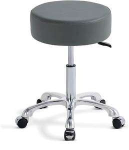 lot 42561 image: Swivel Rolling Stool Round Chair.