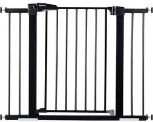 lot 44924 image: BABELIO 26-40 Inch Easy Install Extra Wide Pressure Mounted Metal Baby Gate,
