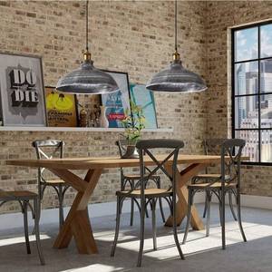 lot 44935 image: NIUYAO 14 Wide Rustic Industrail Big Barn Pendant Lights