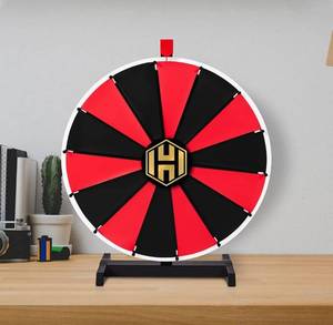 lot 44939 image: Hooomyai 24�� Tabletop Spinning Prize Wheel