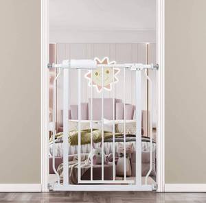 lot 44963 image: COSEND Narrow Walk Through Baby Gate 24.02-29.13 Inch Wide Auto Close Tension