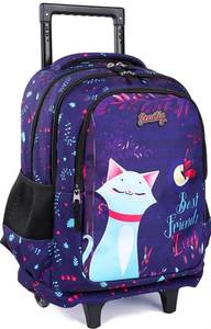lot 45846 image: Wheeled Backpack for Kids 18 inch Double Handle
