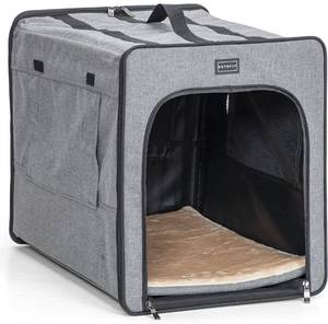 lot 45851 image: Petsfit Collapsible Sturdy Steel Frame Soft Dog Crate
