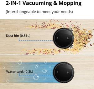 lot 45866 image: (RETAIL $200) 360 C50 Robot Vacuum Cleaner