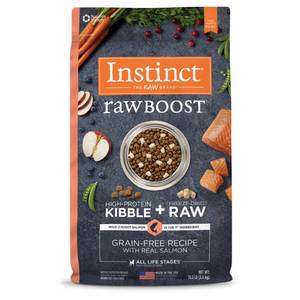 lot 45876 image: Instinct Real Salmon Natural Dry Dog Food, 19 lbs.