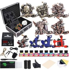 lot 45883 image: Dragonhawk Complete Tattoo Kit with Case