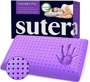 lot 45887 image: (RETAIL $77) SUTERA - Lavender Zen Memory Foam Pillow