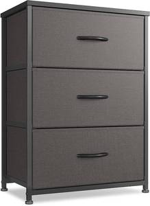 lot 45889 image: CubiCubi Dresser Nightstand for Bedroom 3 Drawer Storage