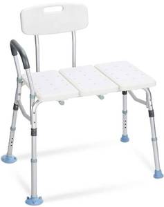 lot 52816 image: (RETAIL $148) OasisSpace Tub Transfer Bench 500lb- Heavy Duty Bath & Shower Transfer Bench