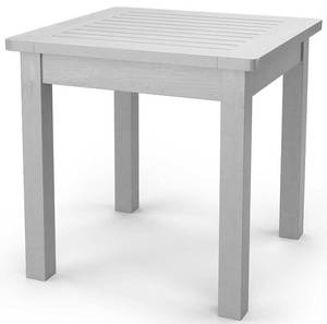 lot 52831 image: Oversize Outdoor Side Table, 18 Inch Outside Plastic