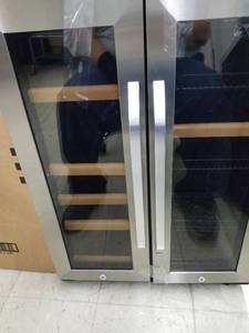 lot 23 image: Stainless Steel Dual Zone Wine and Beverage Combo Cooler