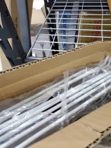 lot 51 image: Shelf Dividers for Closet Organization,8 Pack Wood Shelves Dividers,Metal Steel Closet Separator Shelving Organizer for Wooden Shelf,Kitchen Cabinets,Wardrobe,Bookshelf,Clothes Purse Sweater Storage