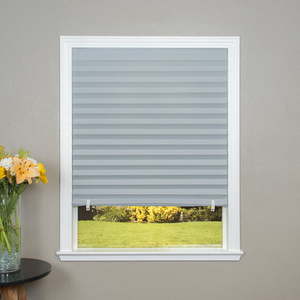 lot 62 image: Original Room Darkening Pleated Paper Shades Gray 36 x 72, 6-Pack