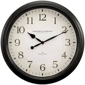 lot 74 image: FirsTime & Co.� Avery Whisper Wall Clock American Crafted Oil Rubbed Bronze 20 x 2 x 20 in (50002)